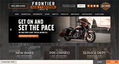 Desktop Screenshot of frontierhd.com